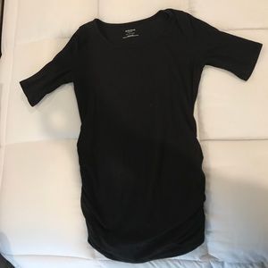 Black maternity shirts